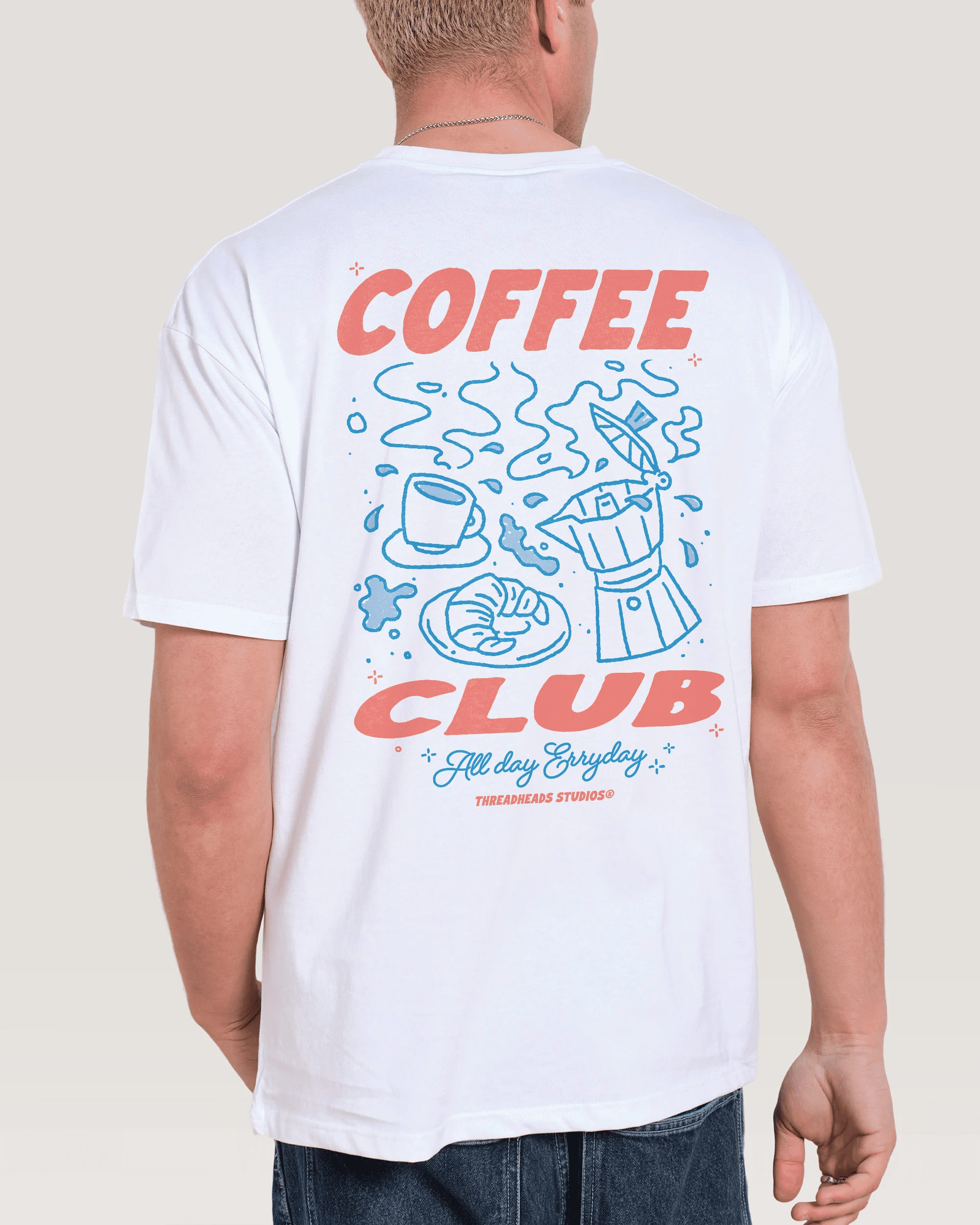 Coffee Club Cotton T-Shirt