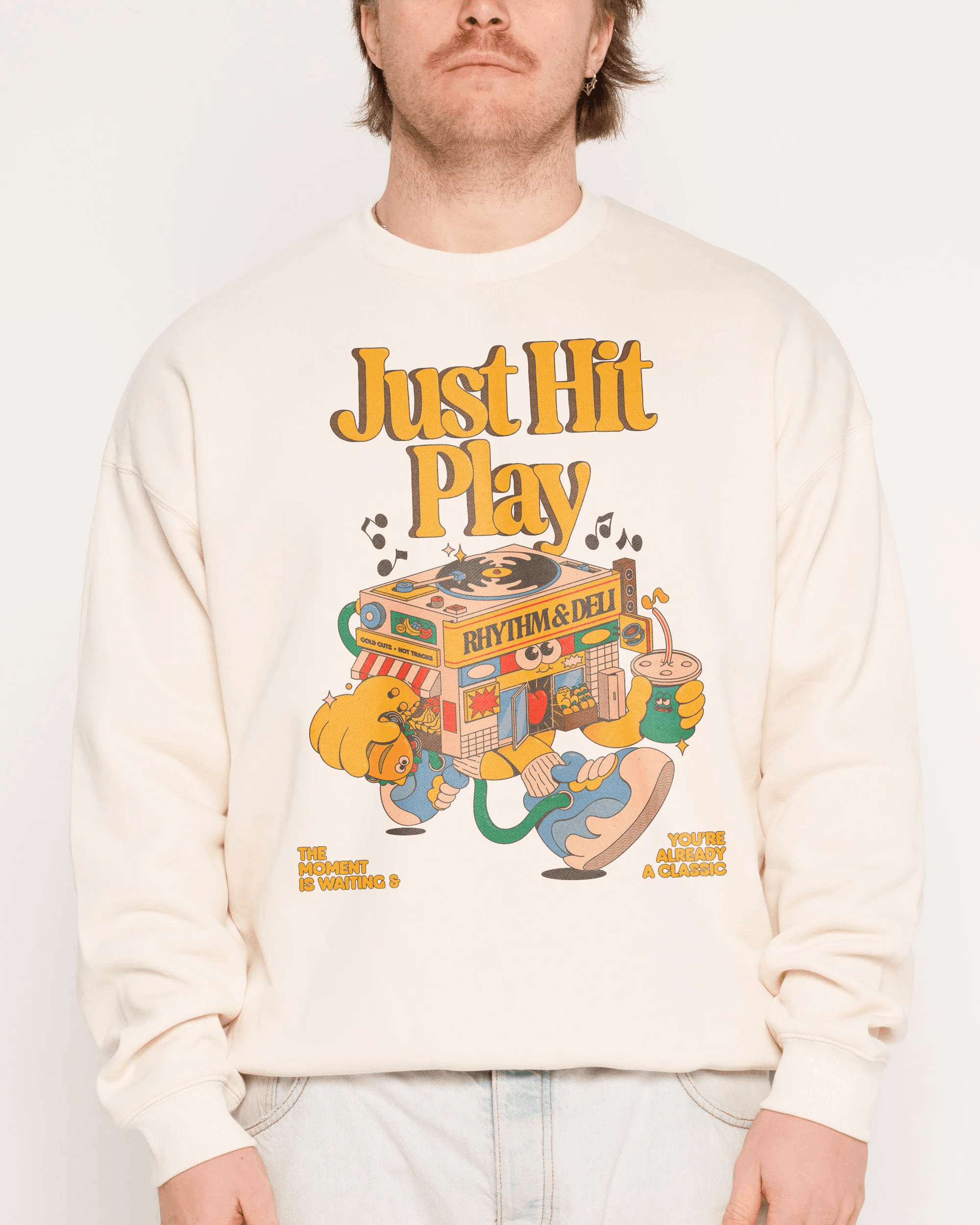 Just Hit Play Loose Fit Sweatshirt