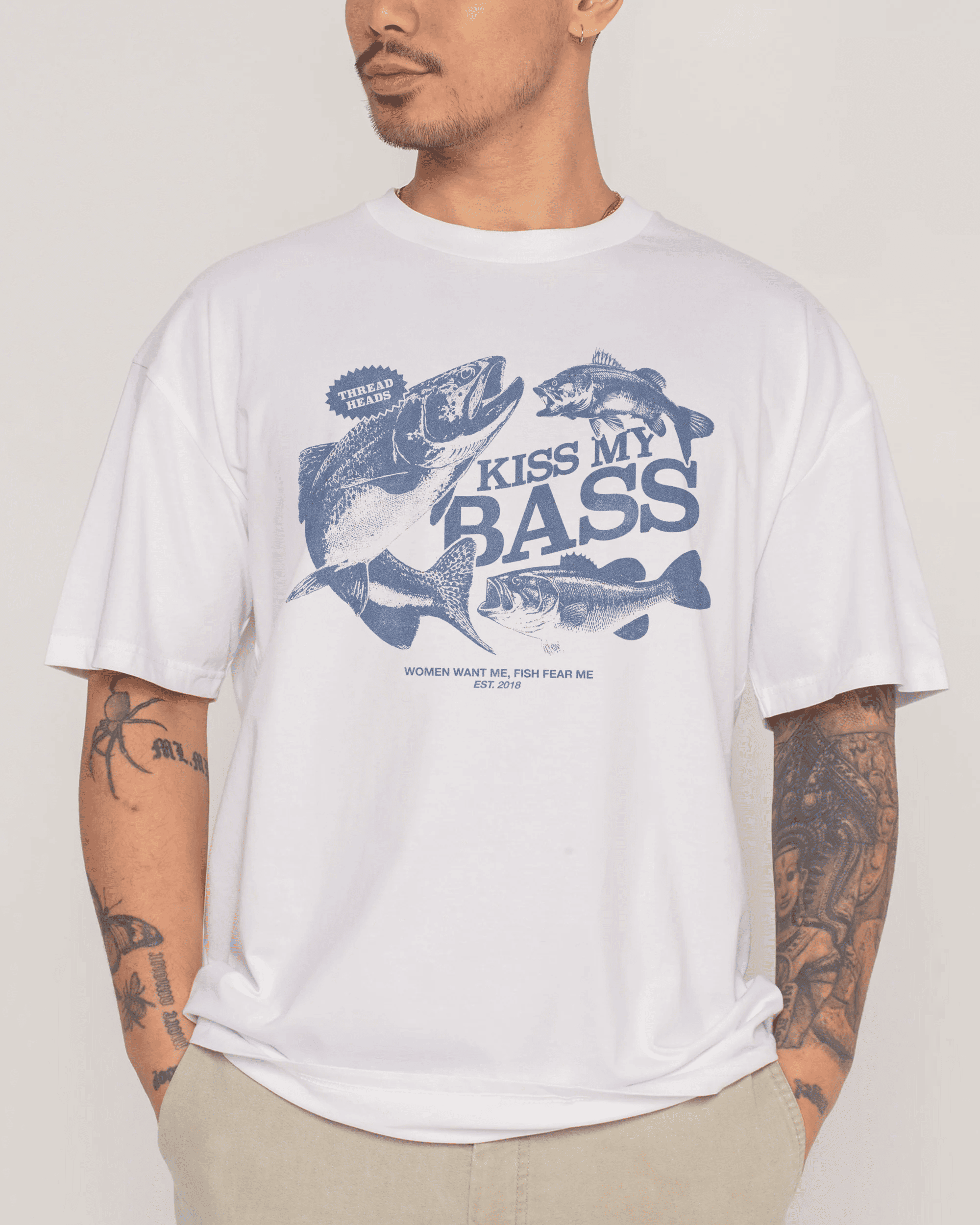 Kiss My Bass Cotton T-Shirt 